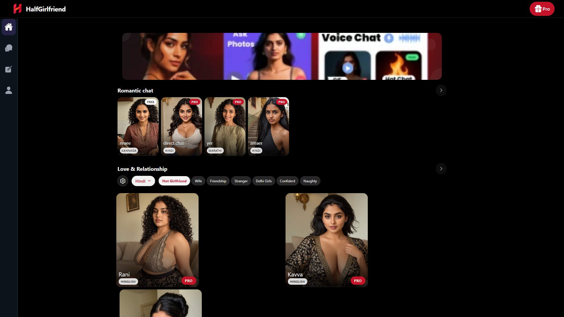 Halfgirlfriend.ai - AI Tool