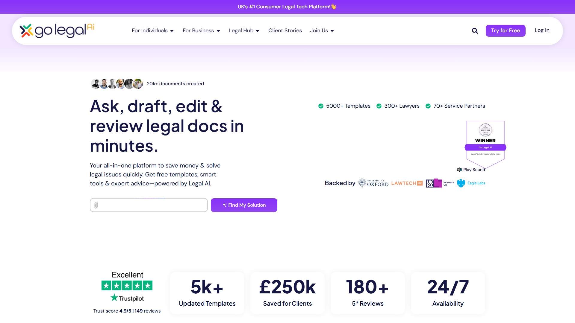 Go Legal Ai - AI Tool