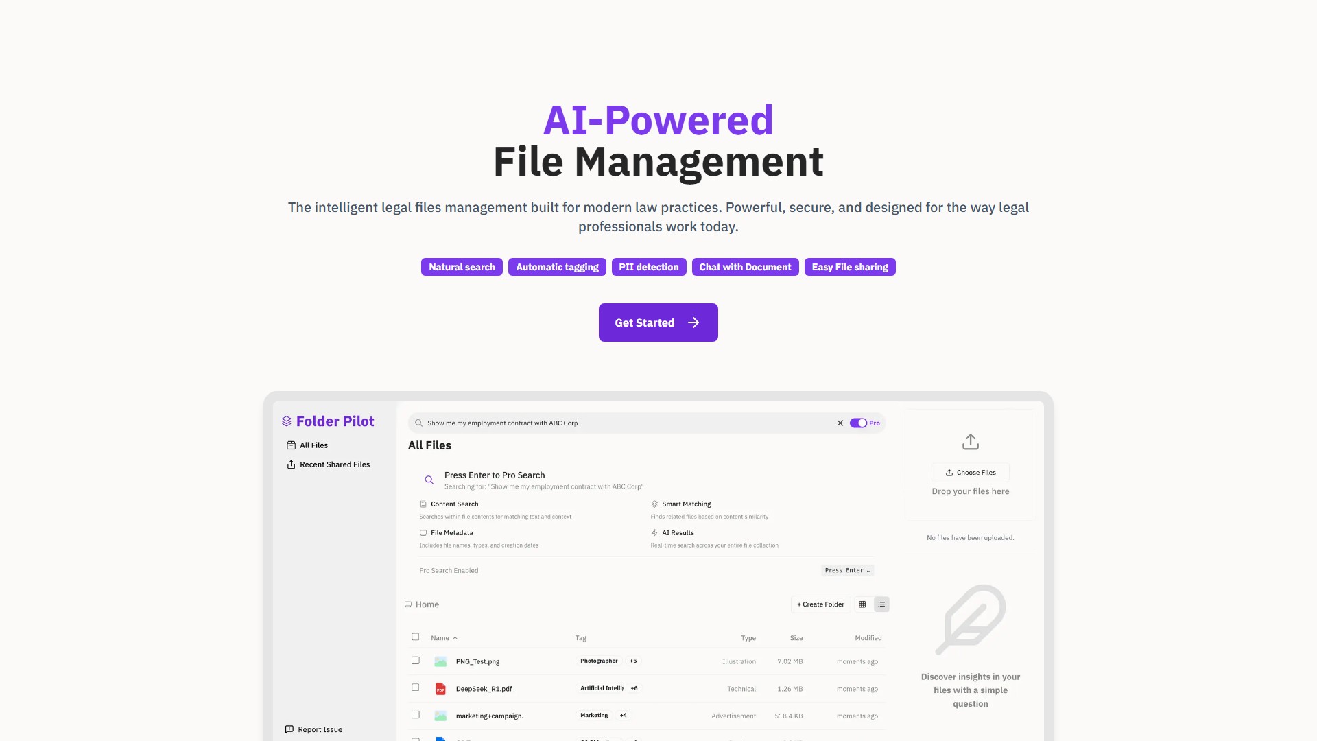 Folder Pilot - AI Tool