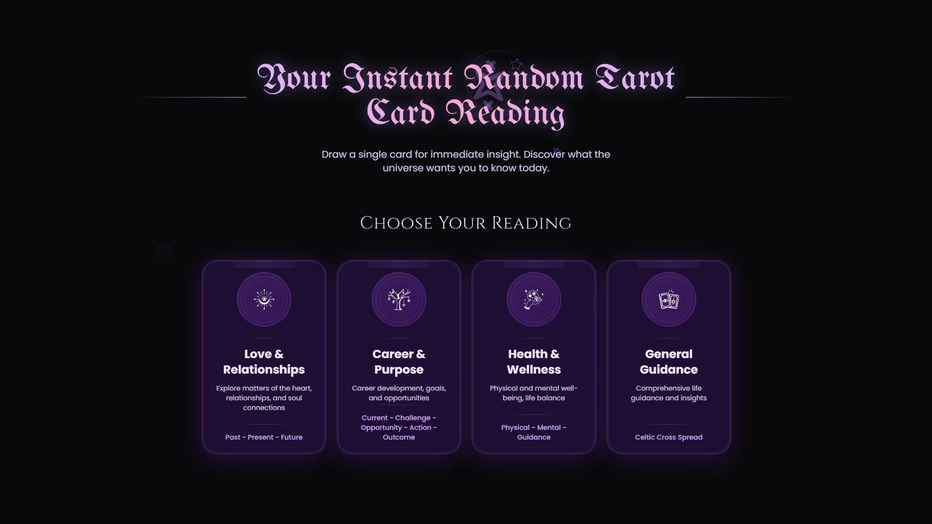 random tarot card - AI Tool